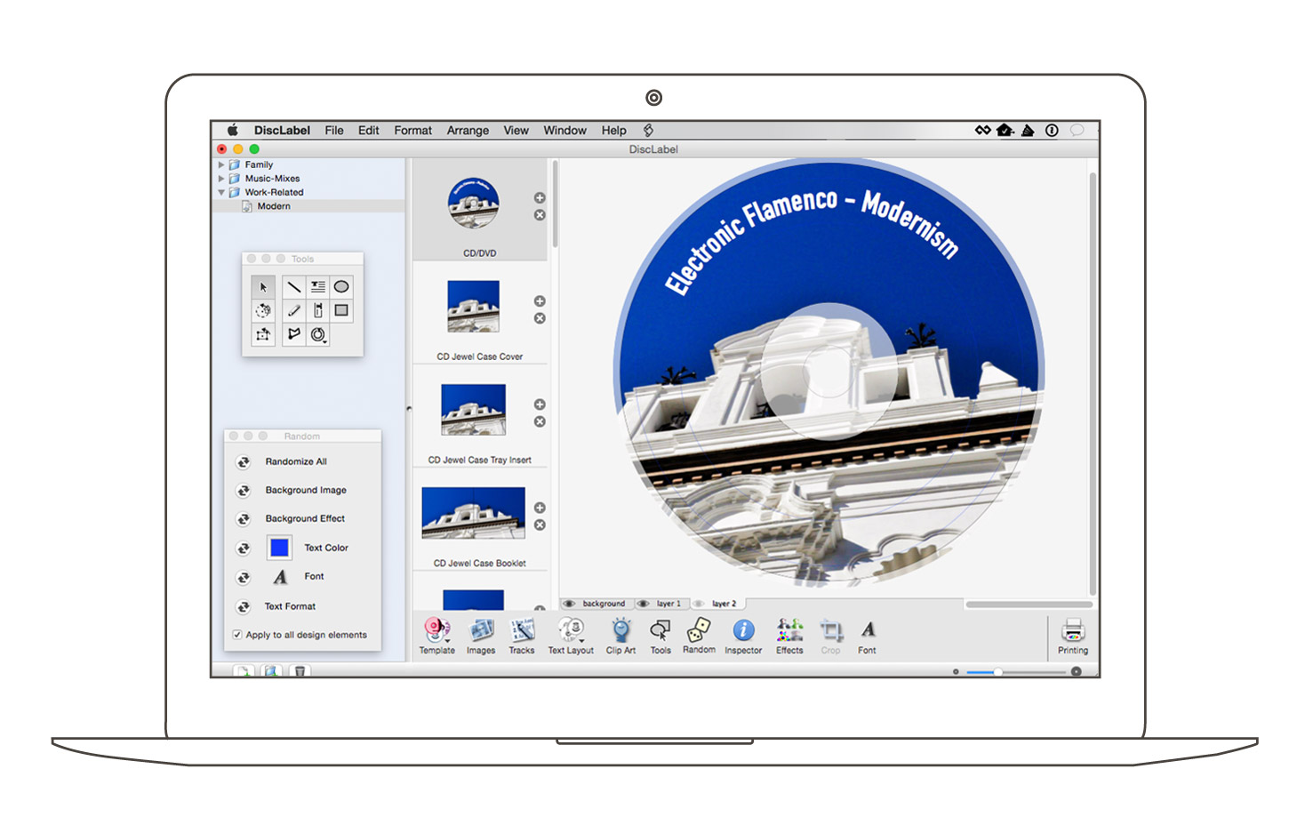 Free cd dvd label maker software for mac