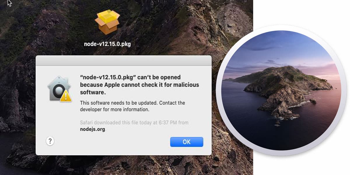 Mac software cannot be opened because it is from an unidentified developer